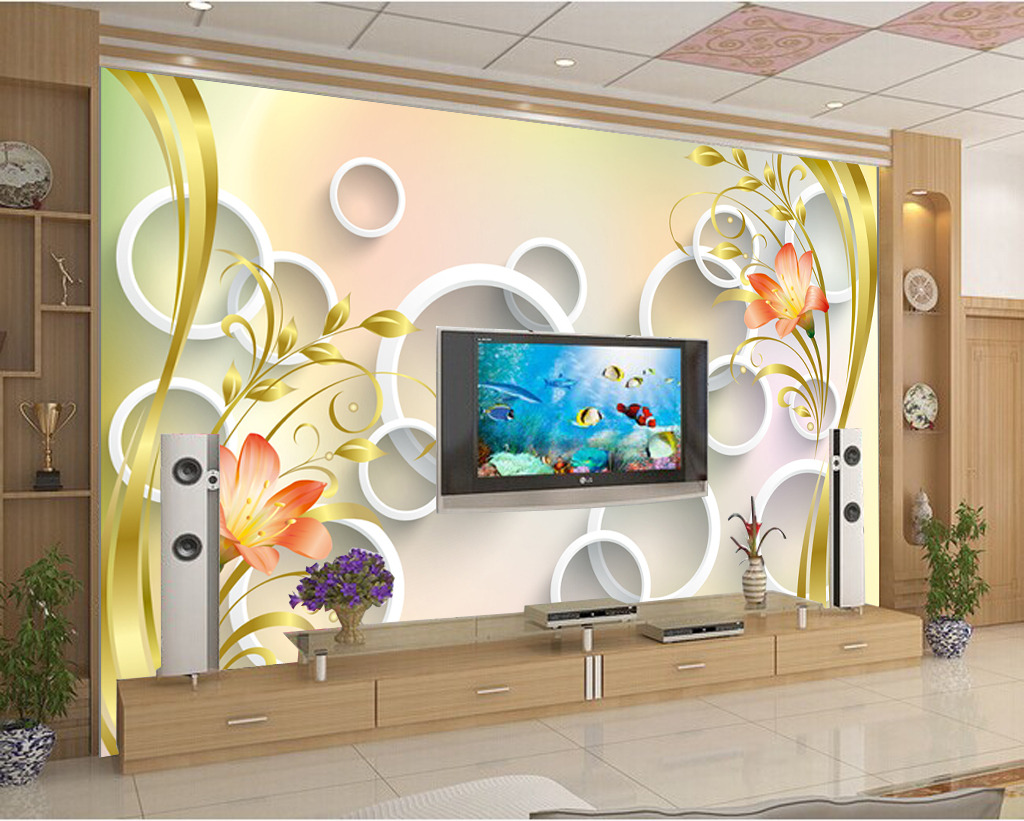 8D現代客廳裝飾畫 家居簡約三聯畫臥室墻畫 沙發背景墻掛畫壁畫 - 產品庫 - 無憂商務網