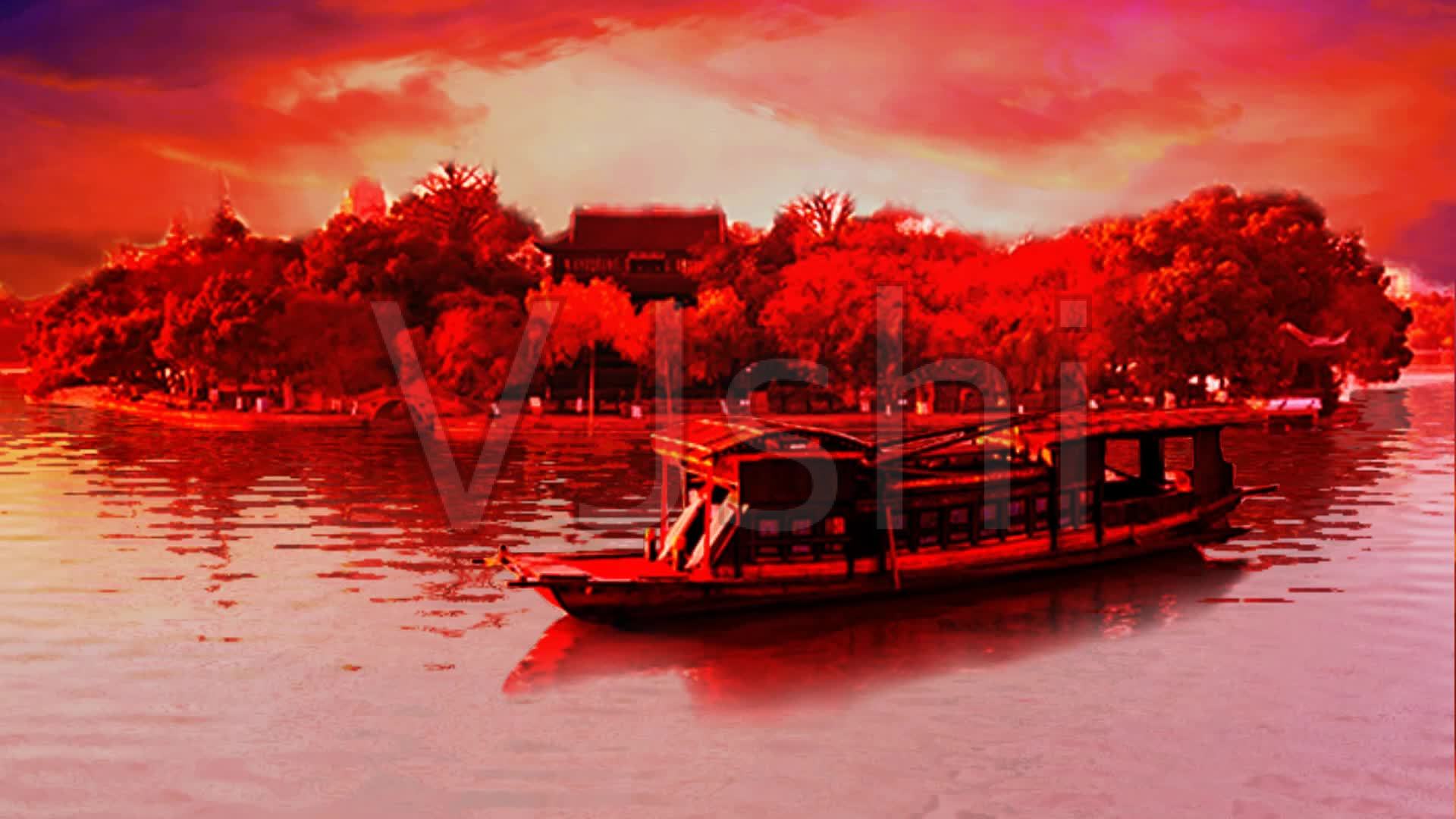 南湖紅船黨政循環新素材3_1920X1080_高清視頻素材下載(編號:2513712)_舞臺背景