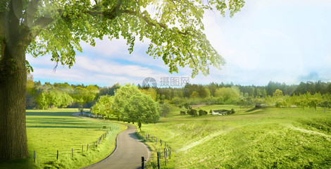 春天的風景圖片素材_免費下載_psd圖片格式_VRF高清圖片400981989_攝圖網